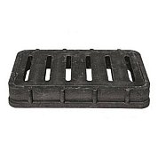 Дождеприемник полимер.&nbsp;&nbsp;прямоуг.&nbsp;&nbsp;800*495 m-44кг черный